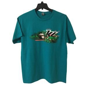 NWOT Gildan Kyle Larson #57 Swamp Surfing Elk Grove California 2022 Medium Shirt